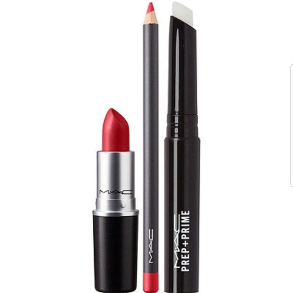 MAC Cosmetics Ruby Woo Lip Prep and Prime Kit